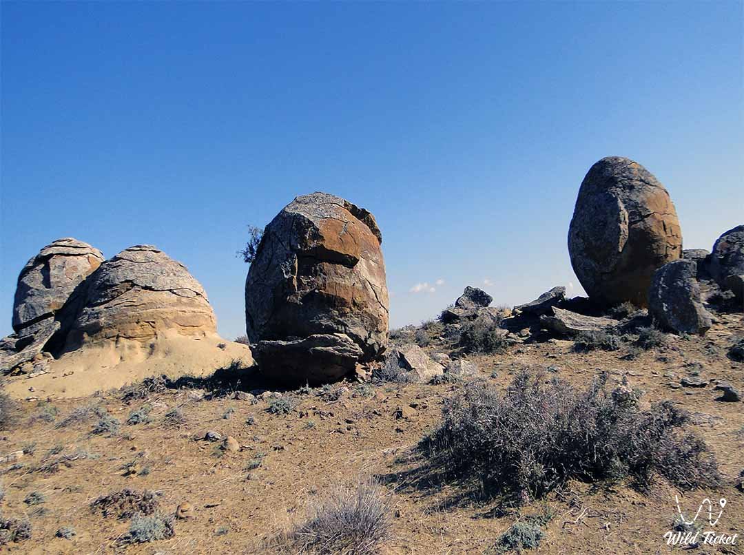 曼吉斯陶的托雷什山谷和石头珍珠