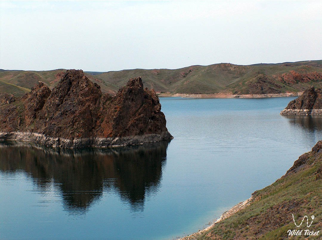 Куртинское водохранилище на реке Курты