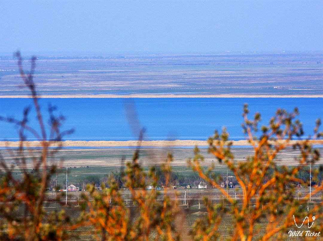 哈萨克斯坦贾比尔地区的比利科尔湖。