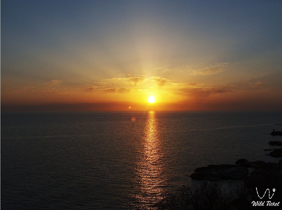 哈萨克斯坦曼吉斯托地区的里海。