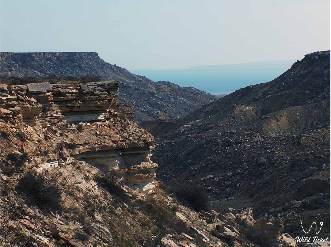 Султан-Епе каньон на Каспийском море