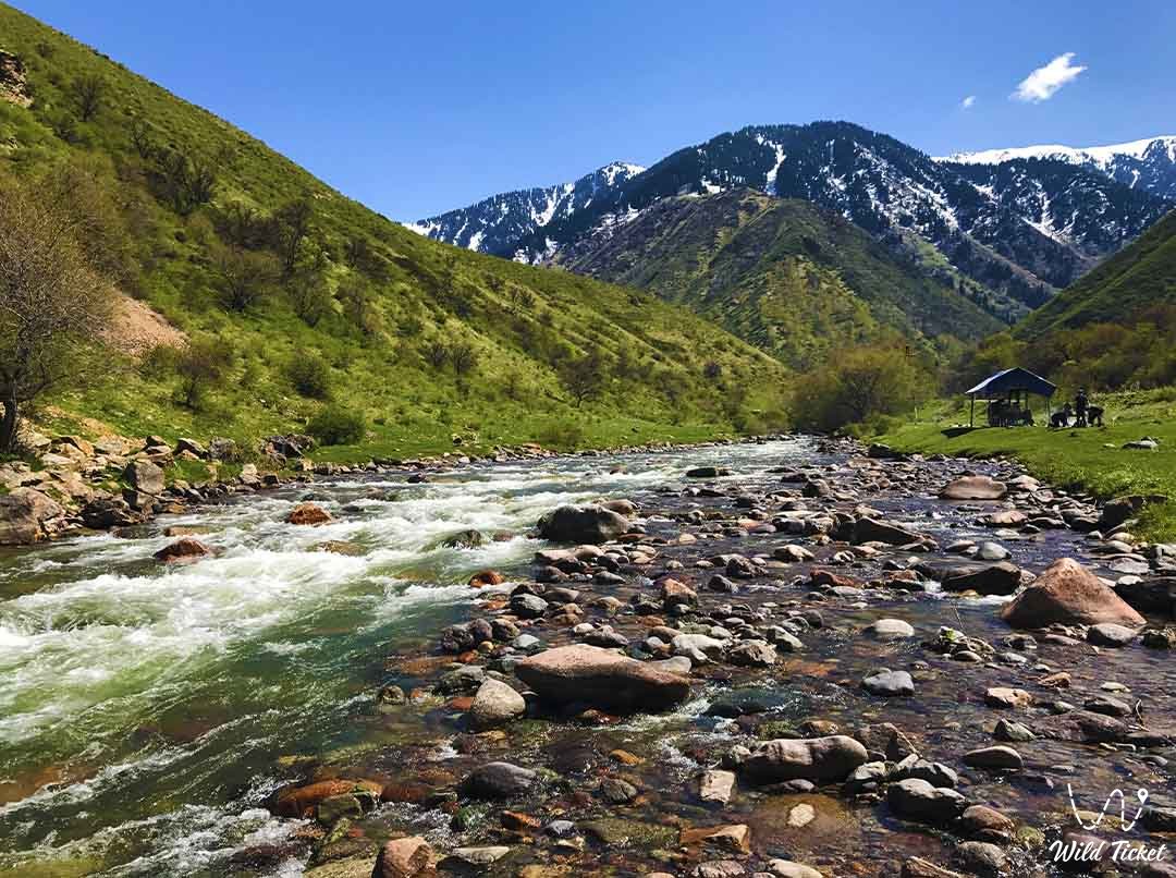 Тургень река в заповеднике Иле-Алатау