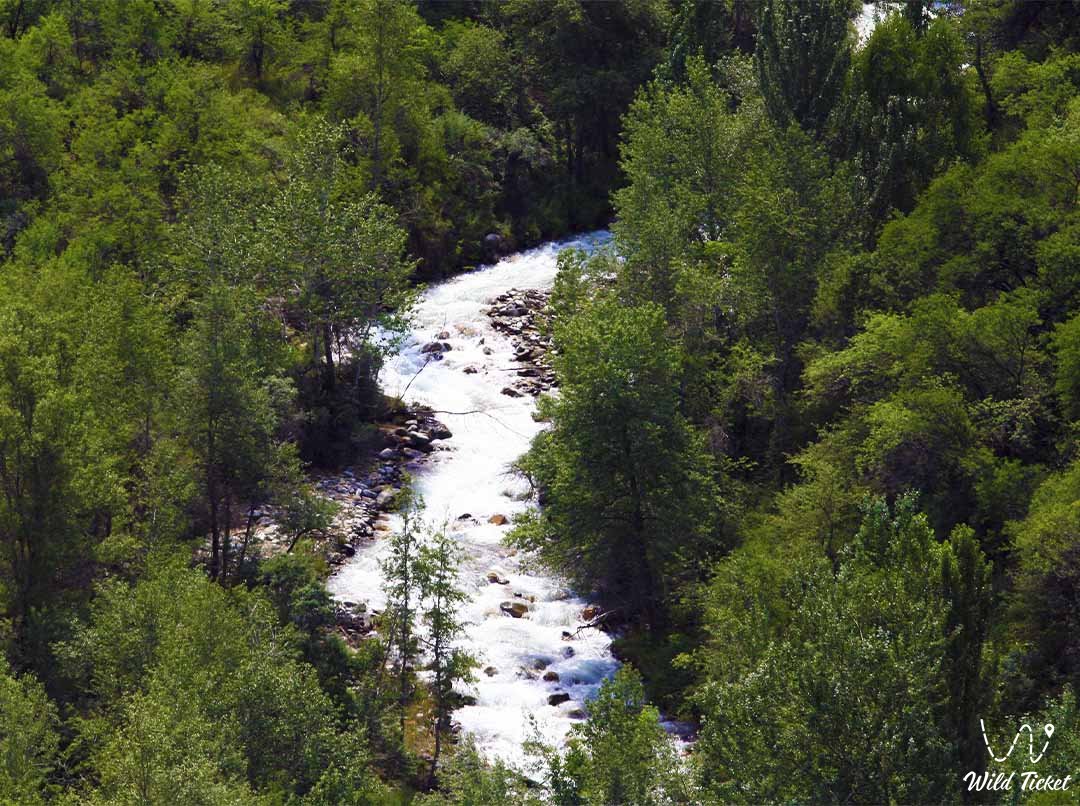 Aksai river.