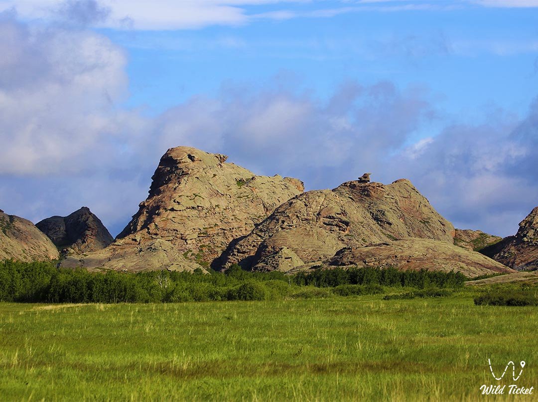 Айртау горы (сопки), Карагандинская область, Казахстан.