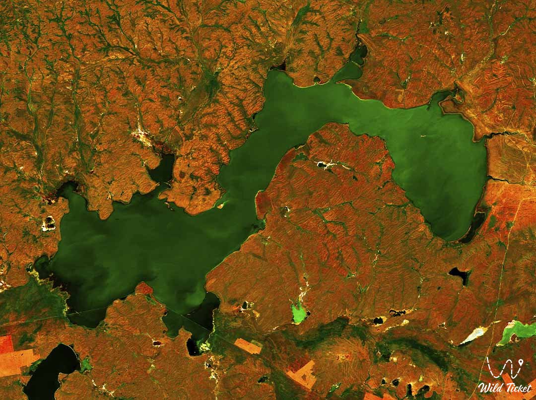 Karasor lake, Karaganda region, Kazakhstan.