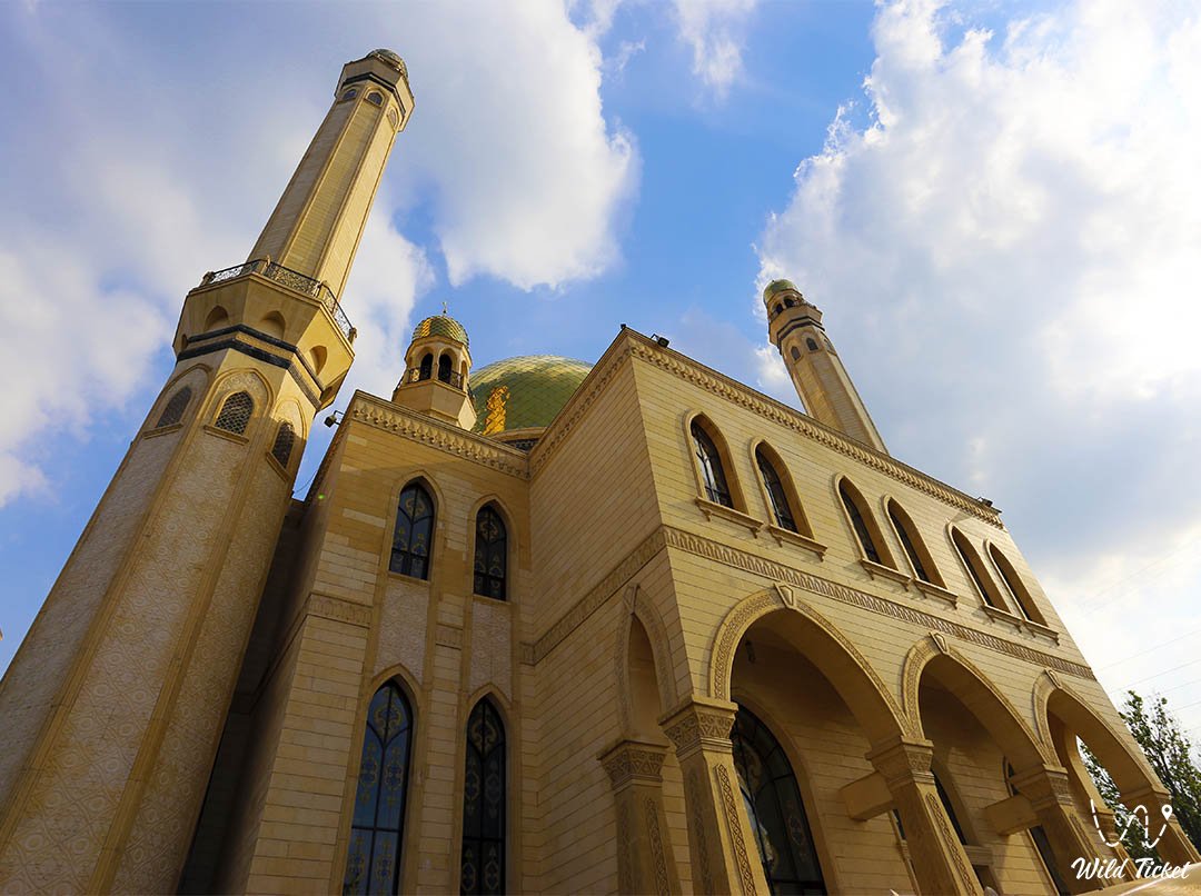 Baiken mosque in Almaty city