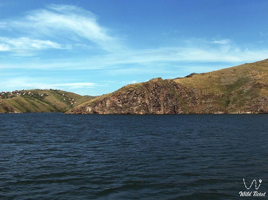 Bukhtarma reservoir in East Kazakhstan region
