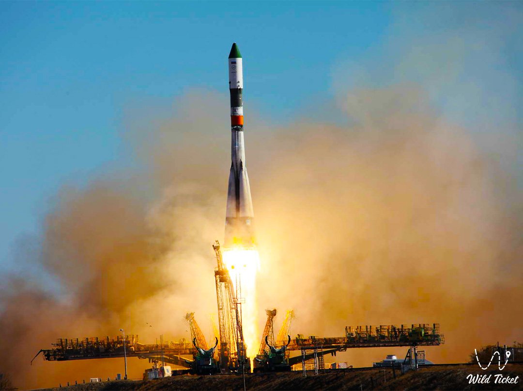 Photo tour to launch of the Soyuz spacecraft