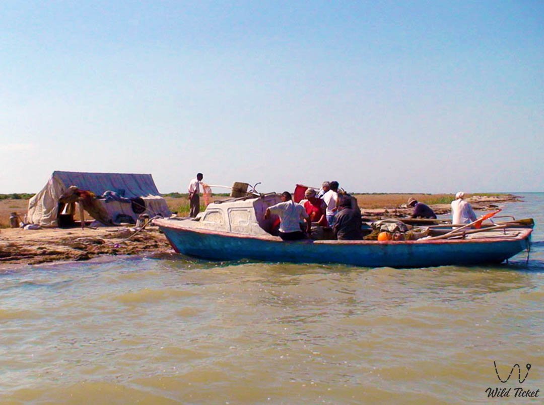 Fishing at the Aral Sea