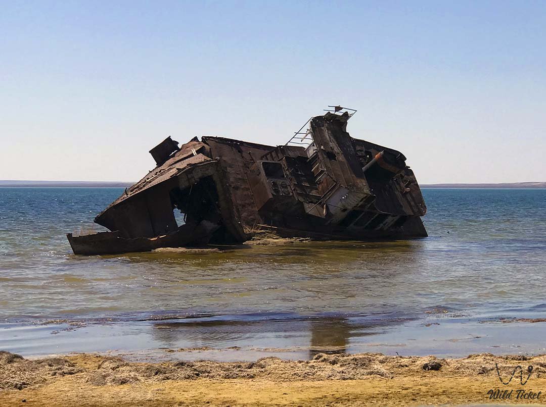 Second ship on the Aral Sea