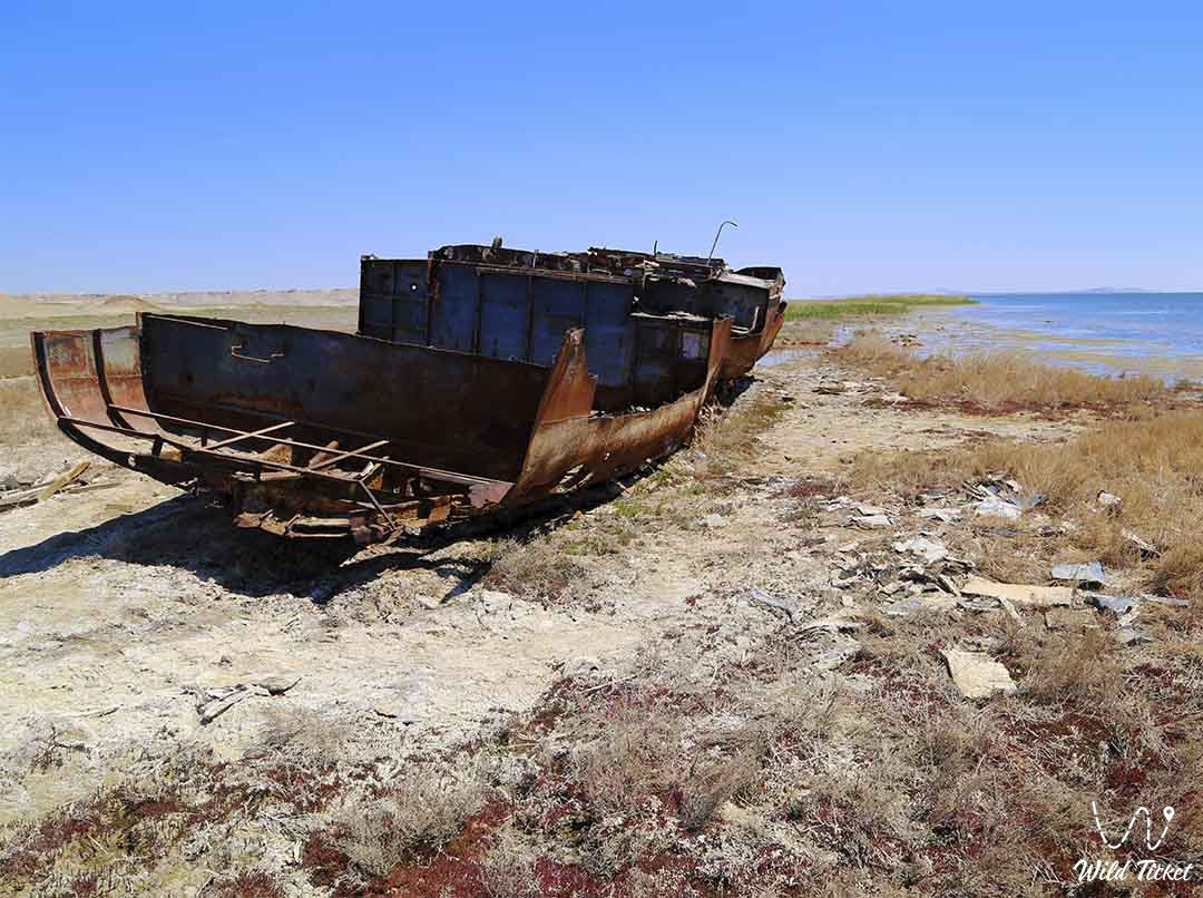 First Shipon the Aral Sea
