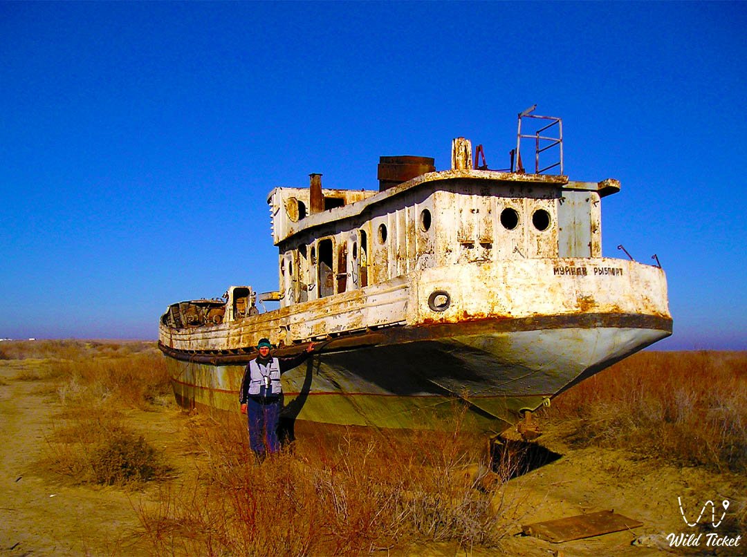 Tour to the cemetery of Ships on the Aral Sea
