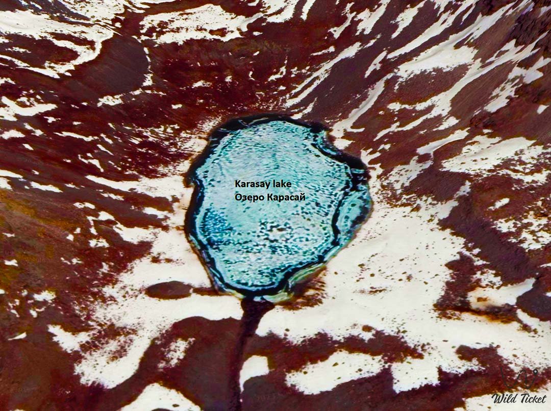 Karasai湖，Dzungarian Alatau