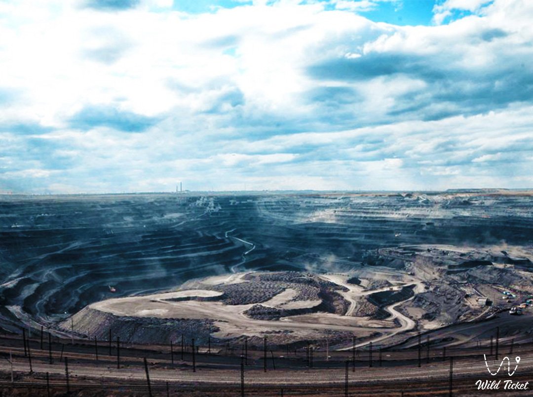 Bogatyr煤矿的观景台