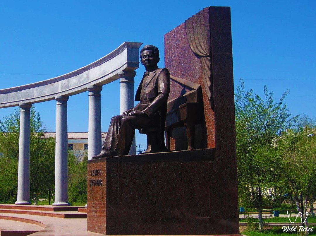 Памятник композитору Ахмету Жубанову