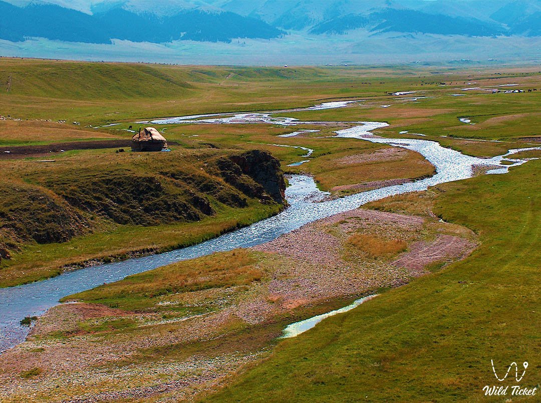 The Asy River on the Asy Plateau (Almaty Region)