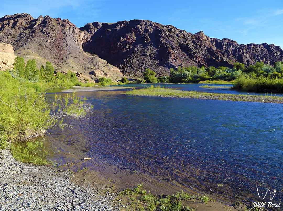 Charyn河上的Kurtogay道 (峡谷)
