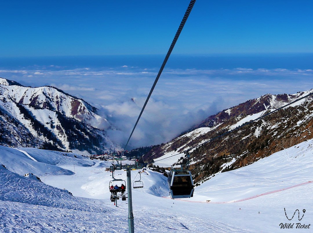 Cable car Medeu - Shymbulak - Talgar Pass