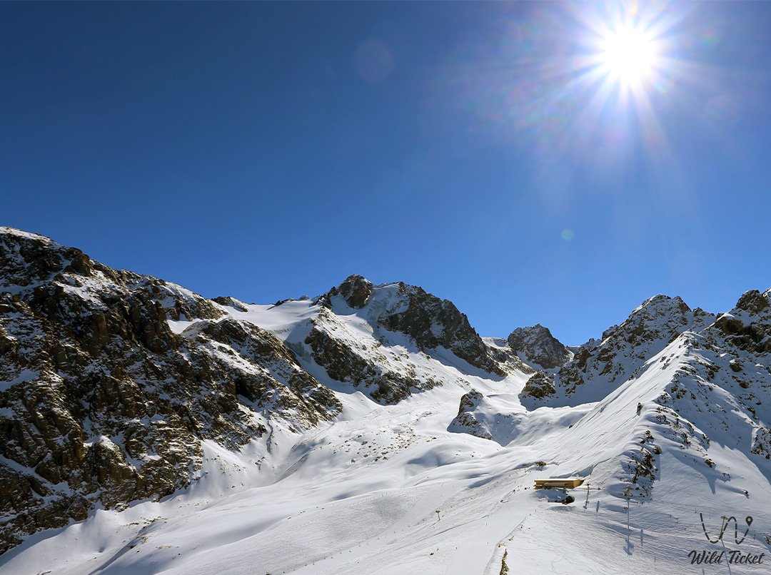 Bogdanovich冰川 (路线和山地步行)