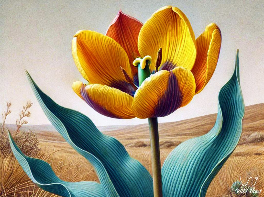 郁金香Ivaschenko-哈萨克斯坦自然的光明秘密