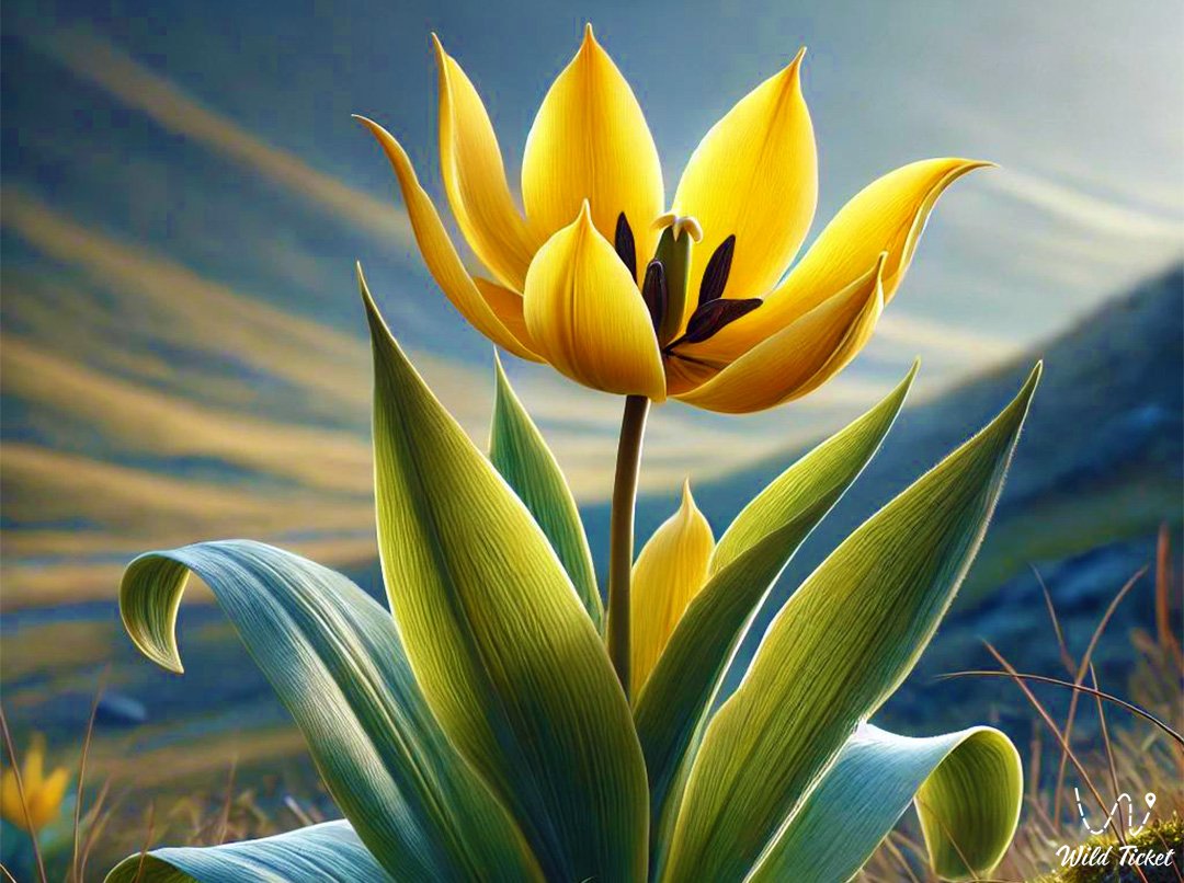 郁金香阿尔泰: 山景之珠