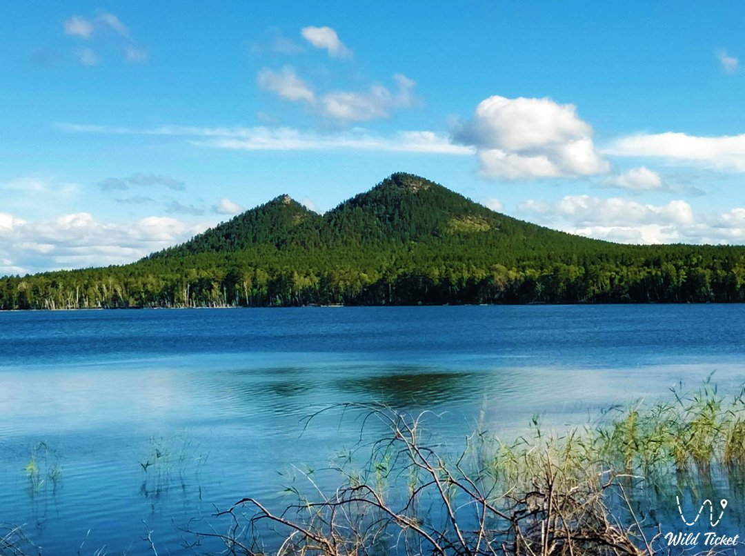 Сопки «Два Брата» в национально парке Кокшетау
