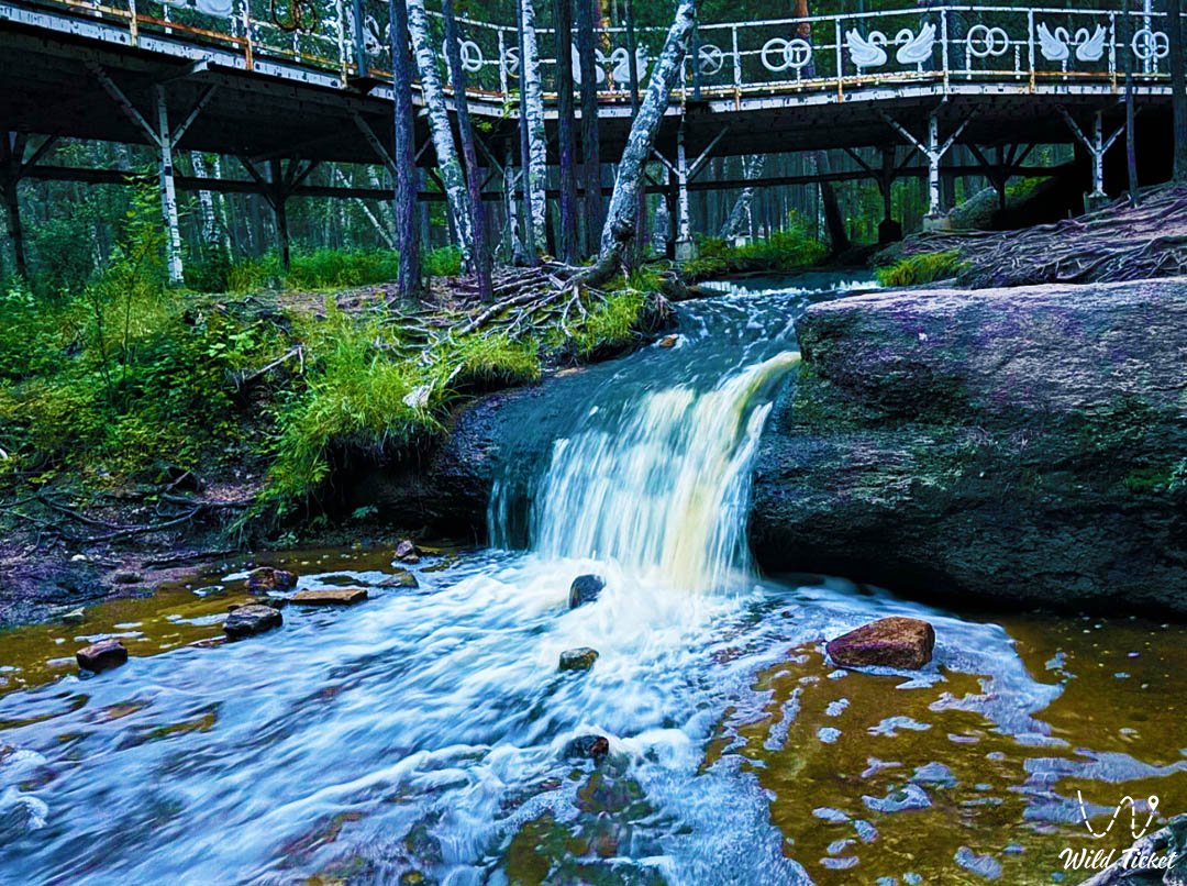 Imanaevsky Creek (Waterfall) in Burabay Park
