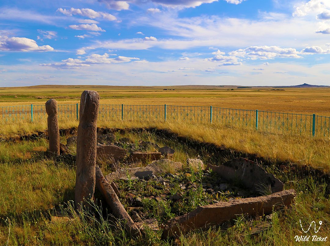 Kos-Batyr Sanctuary (Stone Balbals) in Buiratau Park