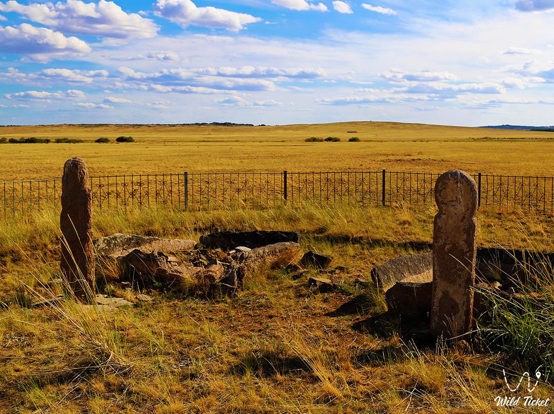 Karagayly ancient burial site in Buiratau Park