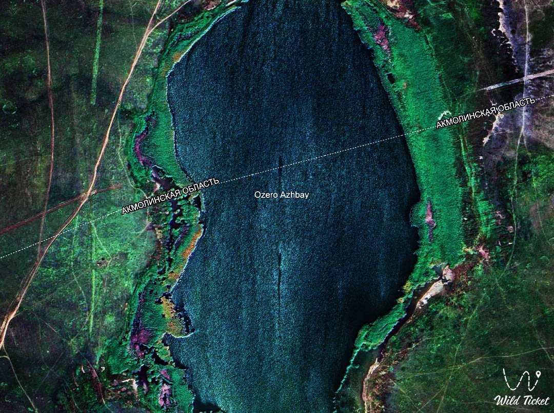 Lake Azhbai in Buiratau Park: a steppe pearl with character