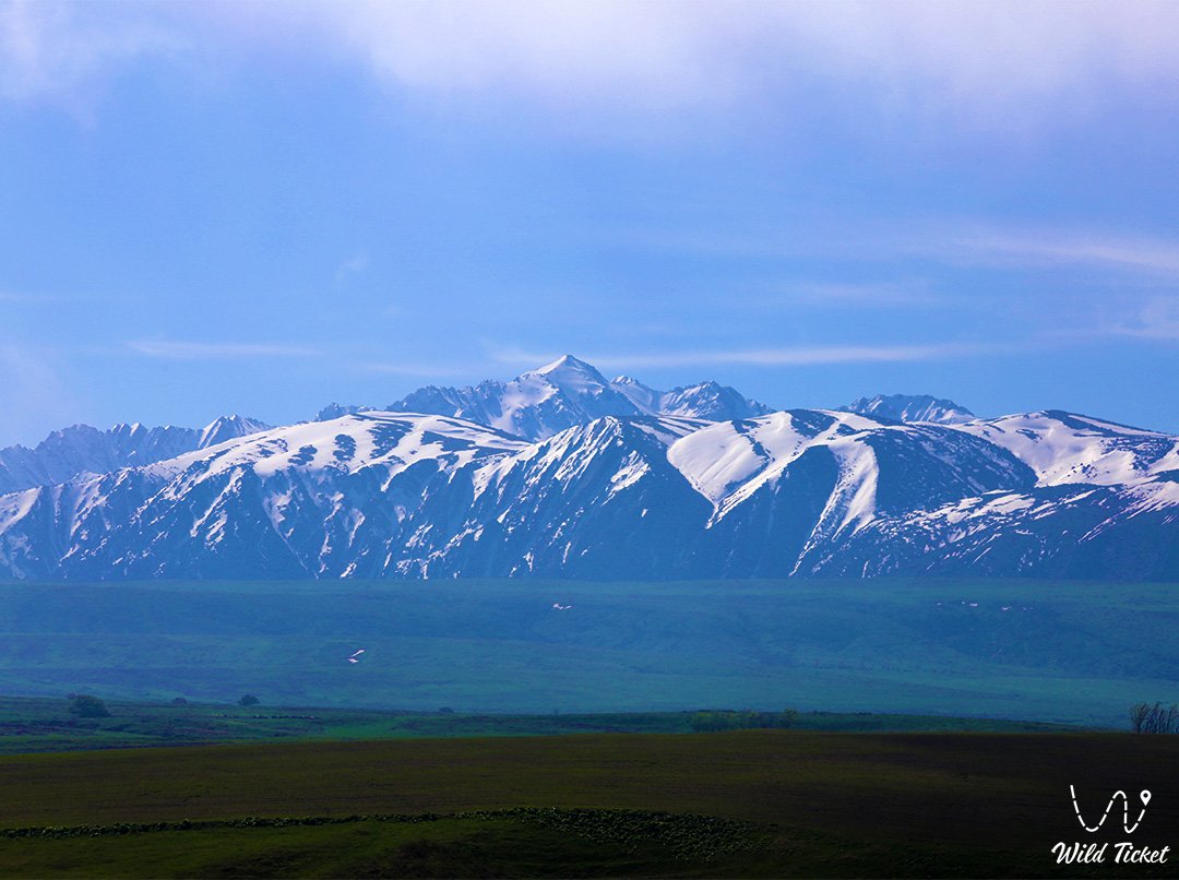 Горные ледники в заповеднике Аксу-Жабаглы