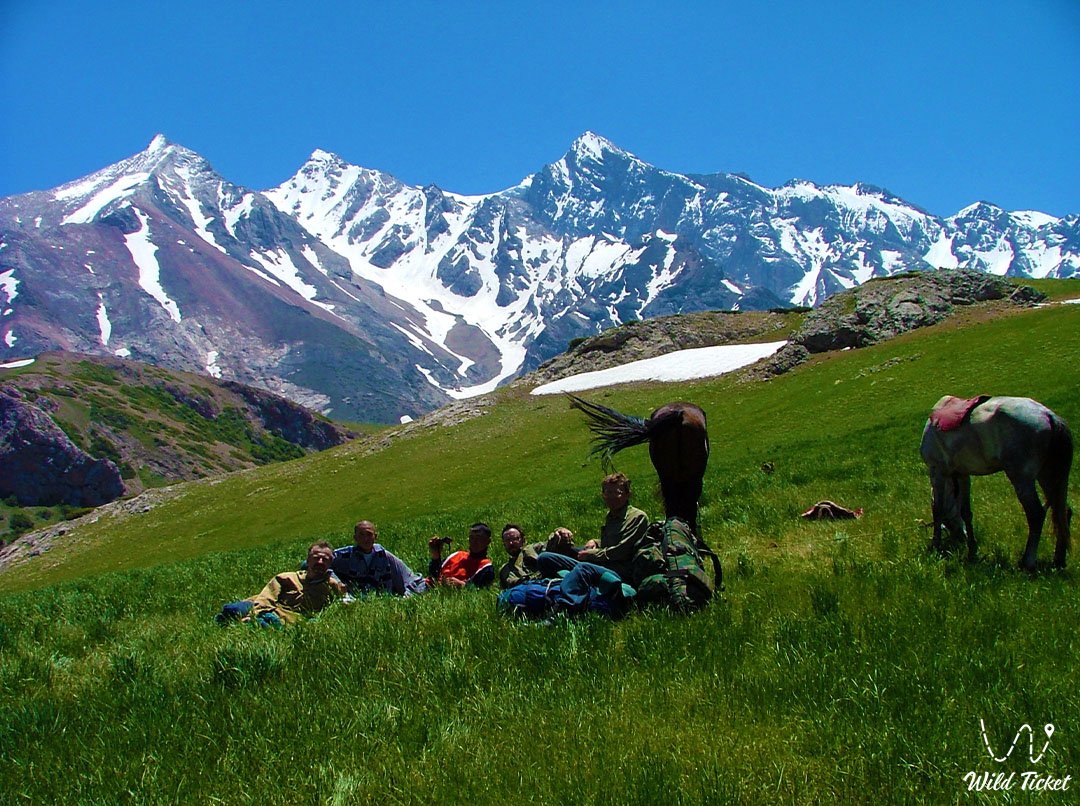 Aksu-Zhabagly自然保护区的景点