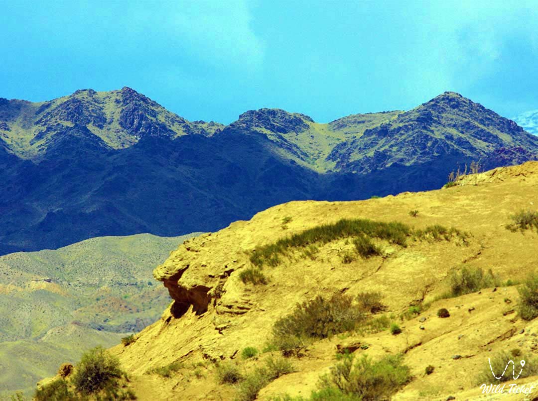 Горы Улькен-Калкан в заповеднике Алтын-Емель