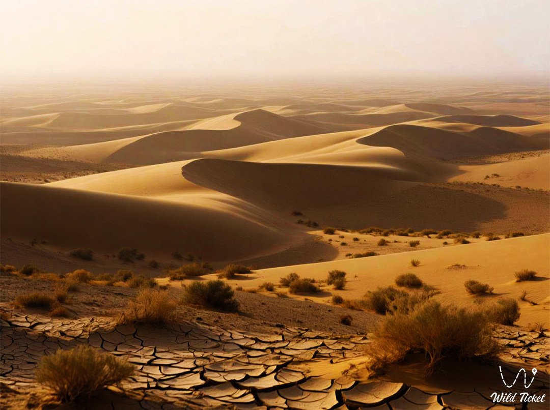 Пустыня Сарыесик-Атырау: сердце бескрайних степей и загадок Казахстана