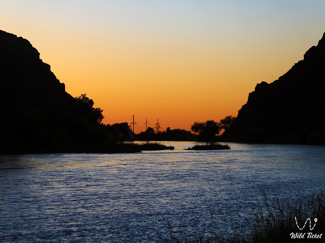 Река Лепсы в Жетысуской области