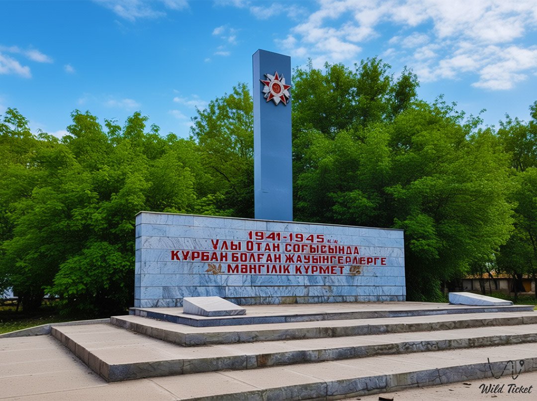 伟大卫国战争中牺牲的士兵的永恒荣耀纪念碑