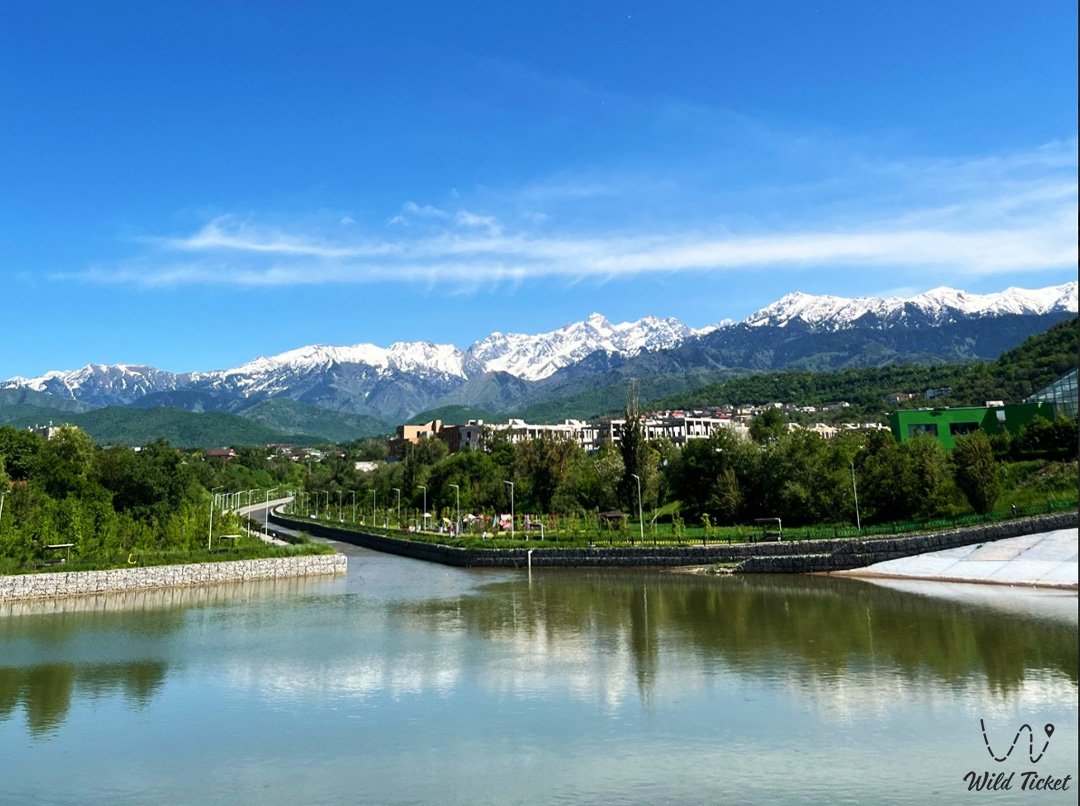 Esentai河: 哈萨克斯坦南部首都的水道