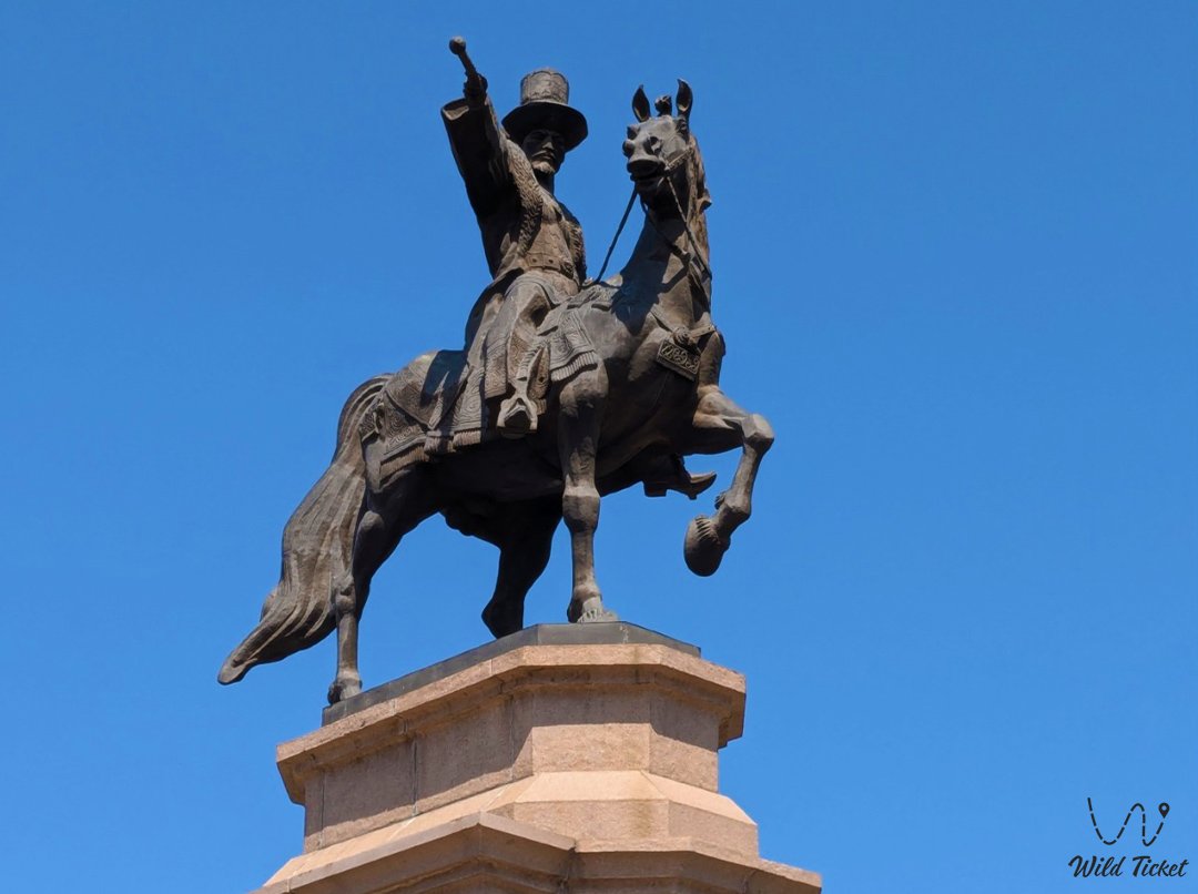Monument to Abylai Khan in Almaty