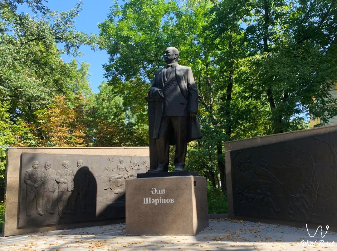 Monument to Adi Sharipov in Almaty