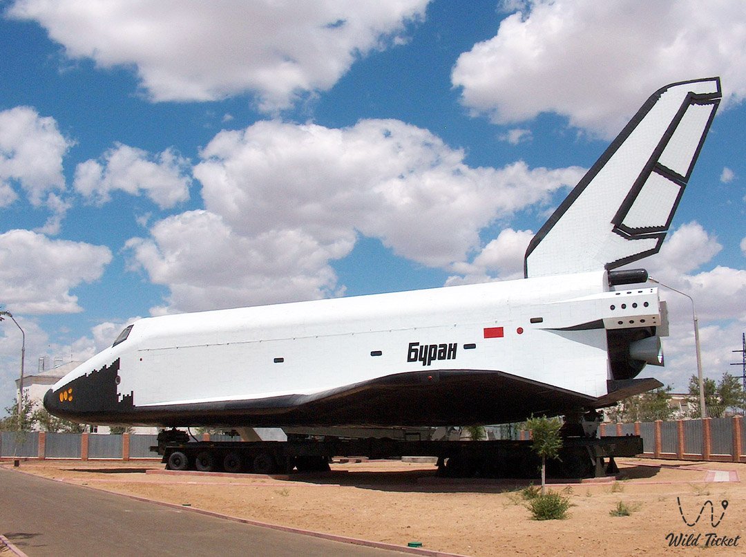The Buran spacecraft at Baikonur